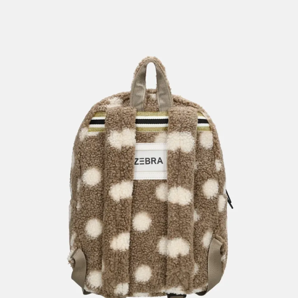 Kinderrugzakken Met Naam | Kinderrugzakken^Zebra Trends teddy stip kinderrugzak M taupe